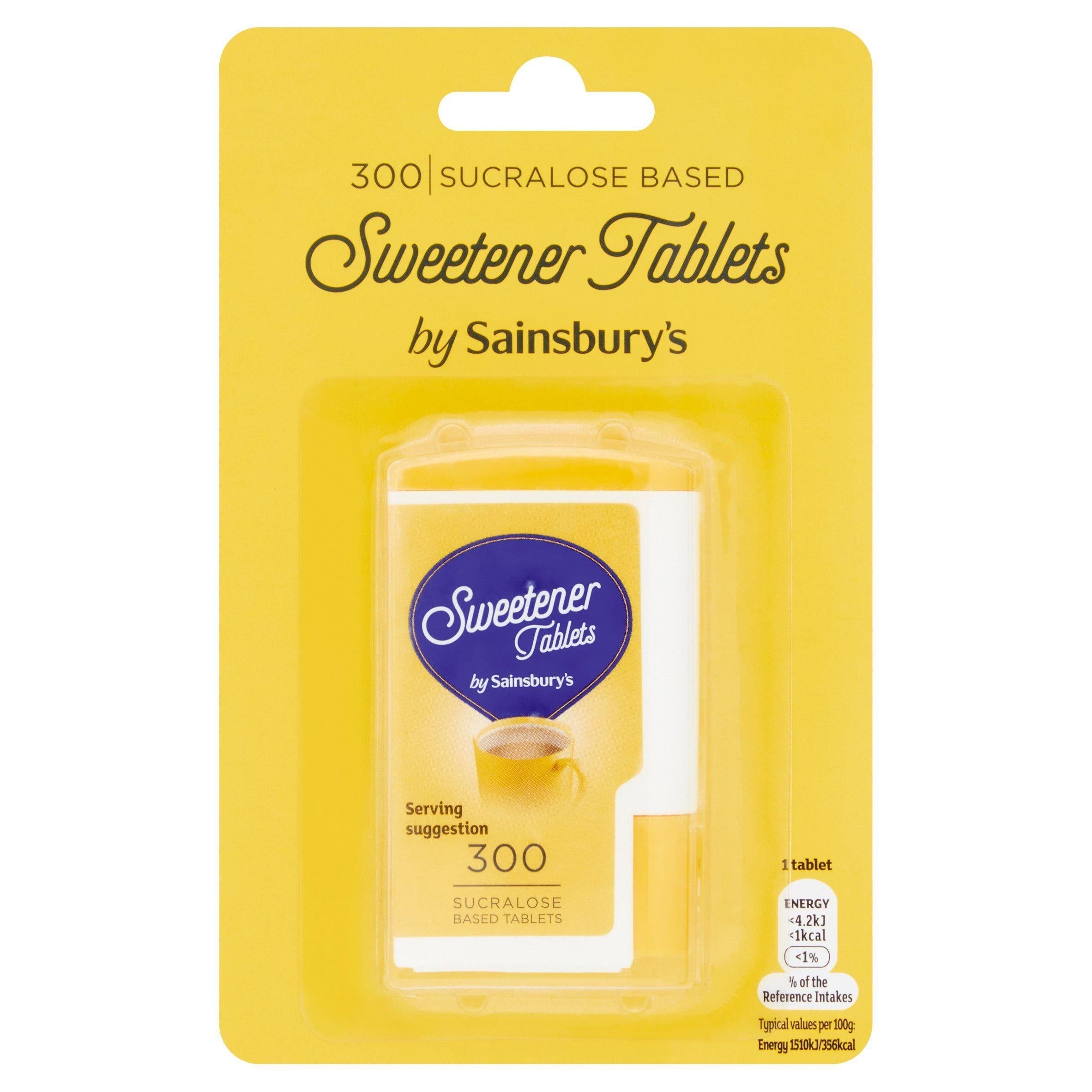 Sainsbury's Sucralose Sweetener Tablets x300 15.6g