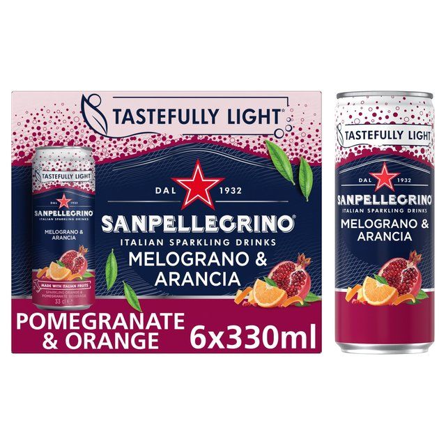 San Pellegrino Pomegranate & Orange 6 x 330ml