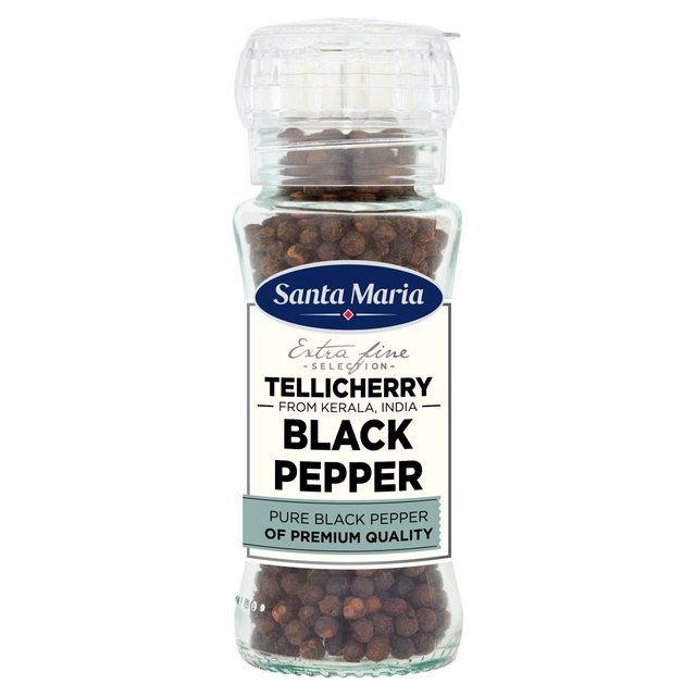 Santa Maria Tellicherry Black Pepper Grinder 70g