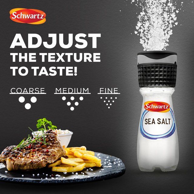 Schwartz Adjustable Grinder Salt 60g