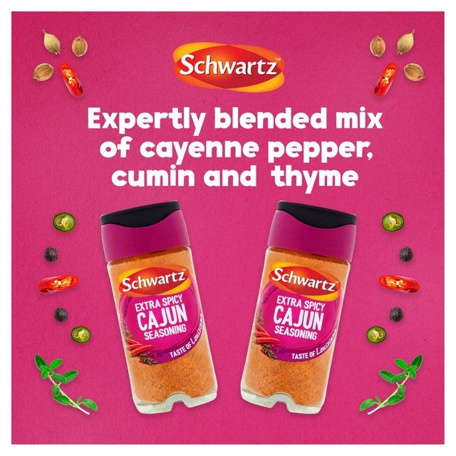 Schwartz Extra Spicy Cajun Seasoning Jar 42g