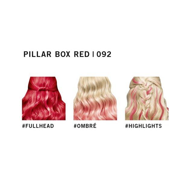 Schwarzkopf Live Pillar Box Red 92 Ultra Brights Red Semi-Perm Hair Dye