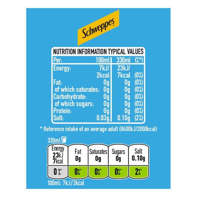 Schweppes Slimline Lemonade 6 x 330ml