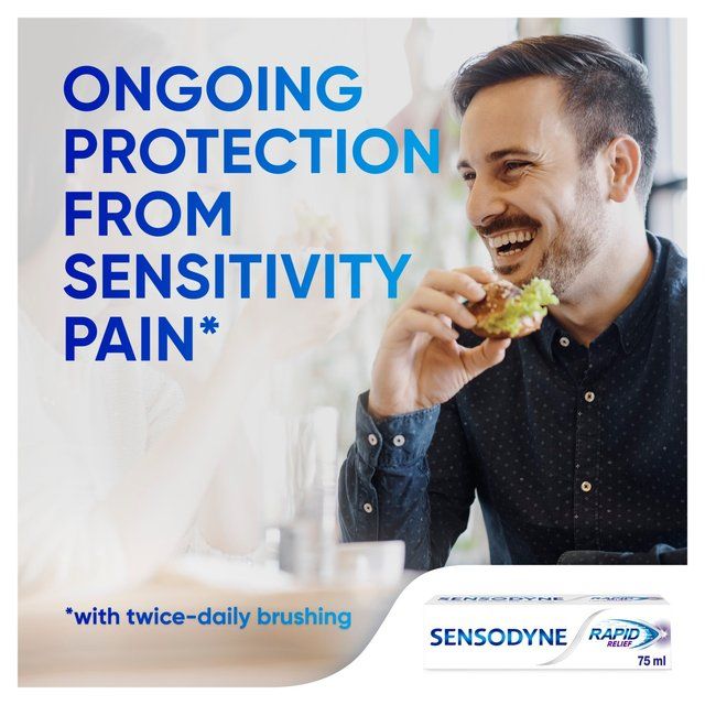 Sensodyne Sensitive Rapid Relief Mint Toothpaste 75ml