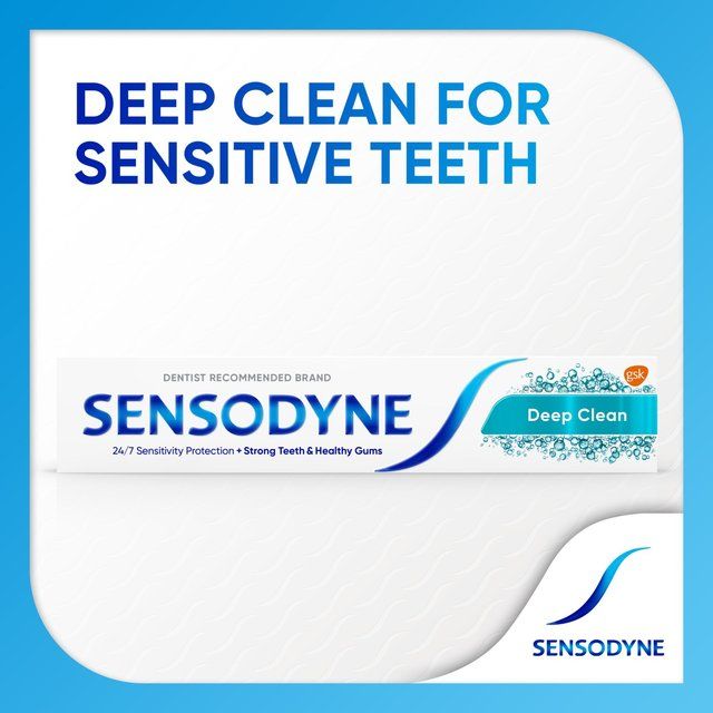 Sensodyne Sensitive Toothpaste Deep Clean Daily Care Gel 75ml
