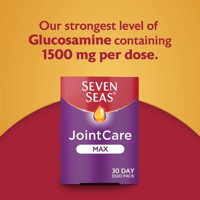 Seven Seas JointCare Max Glucosamine 1500mg 30 Day Duo Pack 60 per pack
