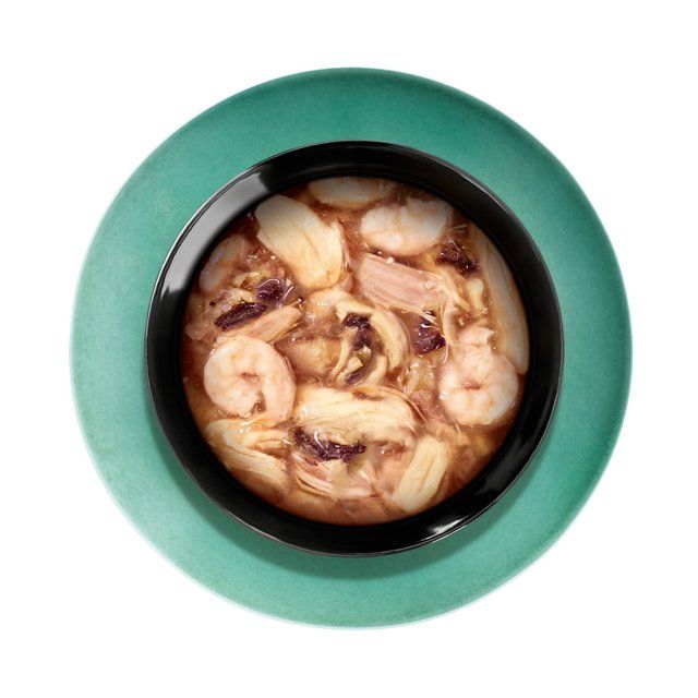 Sheba Fillets Cat Food Tray with Chicken Shrimp and Ocean fish in Gravy 60g