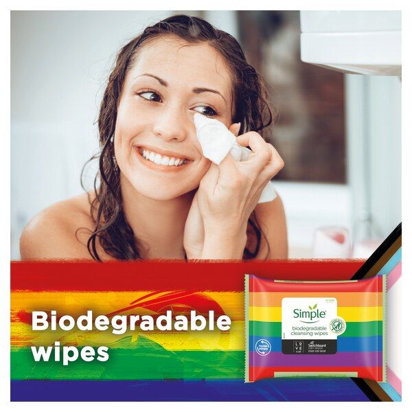 Simple Pride Limited Edition Biodegradable Cleansing wipes
