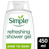 Simple Refresh Shower Gel 450Ml