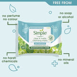 Simple Wipes Daily Detox Matte 20 per pack