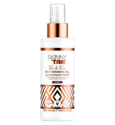 Skinny Tan Tan And Tone Oil Dark 145ml