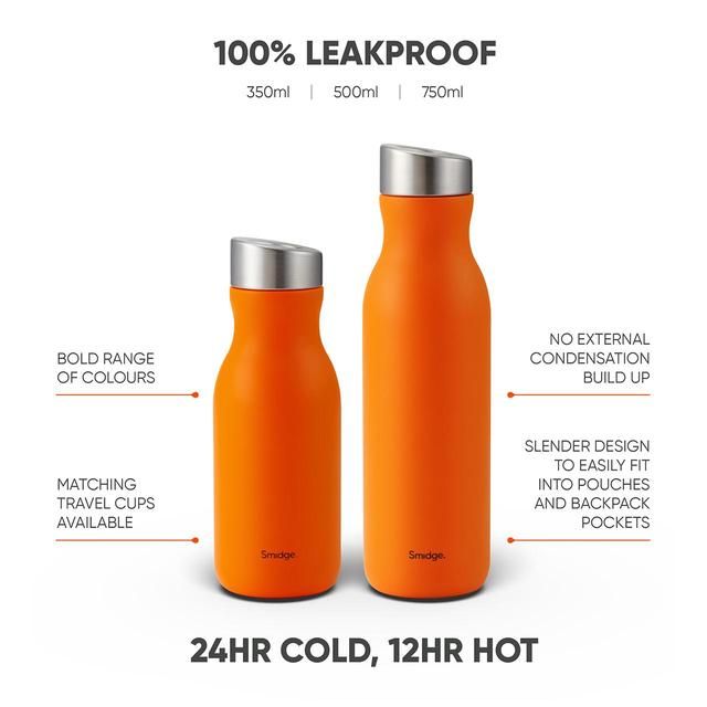 Smidge Reusable Water Bottle Citrus 500ml