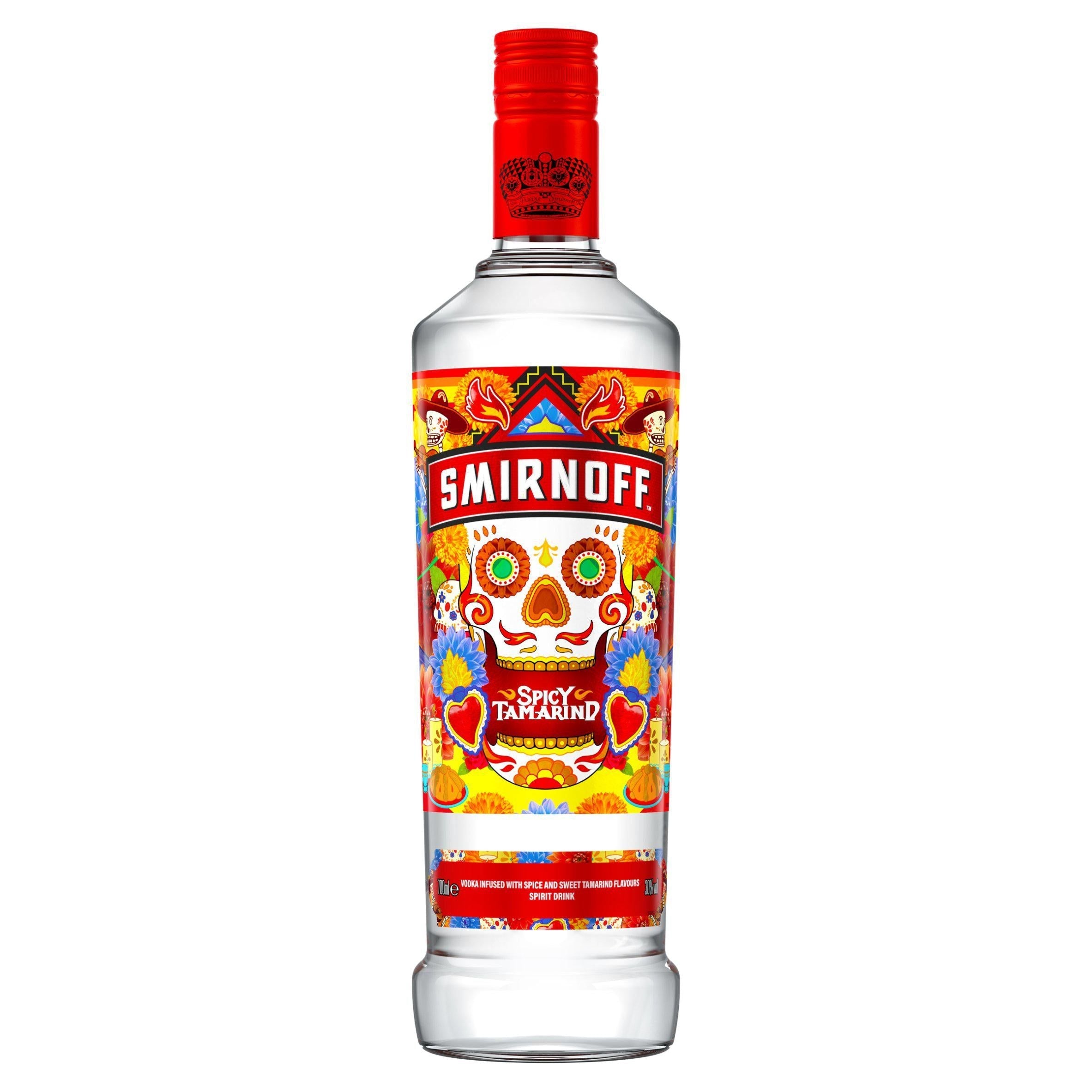 Smirnoff Spicy Tamarind Flavoured Vodka 30% Vol Bottle 70cl