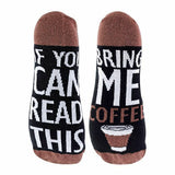 Sock Snob If You Can Read This Bring Me... Socks 6-11 UK Coffee / 1EA