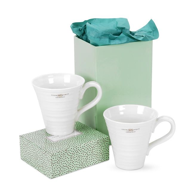 Sophie Conran White Porcelain Mugs Set 2 per pack