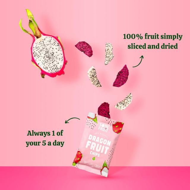 Soul Fruit Freeze Dried Dragon Fruit Crisps 20g