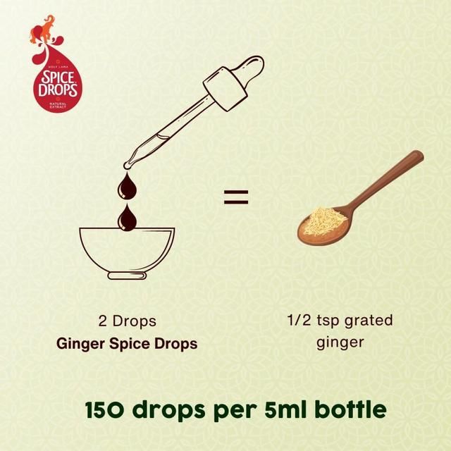 Spice Drops Concentrated Natural Ginger Extract 5ml
