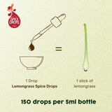 Spice Drops Concentrated Natural Lemongrass Extract 5ml