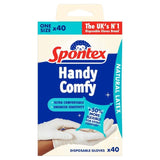 Spontex Comfortable Latex Disposable Gloves 40 per pack