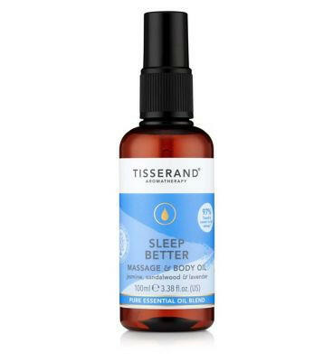Tisserand Aromatherapy Sleep Better Massage & Body Oil 100ml Vitamins, Minerals & Supplements Boots