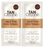 Tanorganic Self Tan Eco Towels 10ML 2pk GOODS Boots