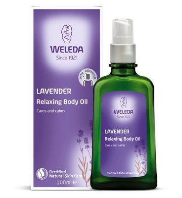 Weleda Lavender Body Oil Vegan 100ml Make Up & Beauty Accessories Boots