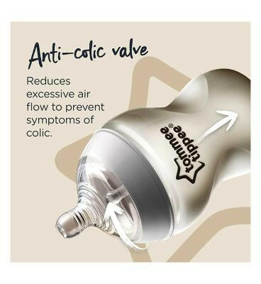 Tommee Tippee Natural Start Anti-Colic Baby Bottle, 340ml, 3+ months, Teat, Anti-Colic Valve, Self-Sterilising, Pack of 2 Toys & Kid's Zone Boots