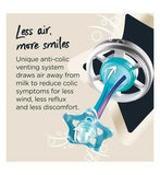 Tommee Tippee Advanced Anti-Colic Newborn Starter Set for Colicky Babies, 4 x Bottles, 2 x Teats, Vented Anti-Colic Wand Baby Accessories & Cleaning Boots