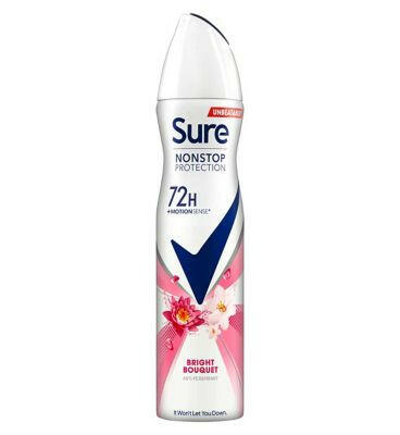 Sure Bright Bouquet Nonstop Protection Anti-perspirant Deodorant Aerosol 250 ml Deodorants Boots