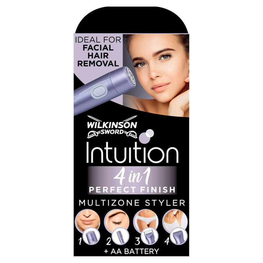 Wilkinson Sword Intuition 4-in-1 Perfect Finish Multi-Zone Women's Styler and Trimmer Women's Toiletries Boots