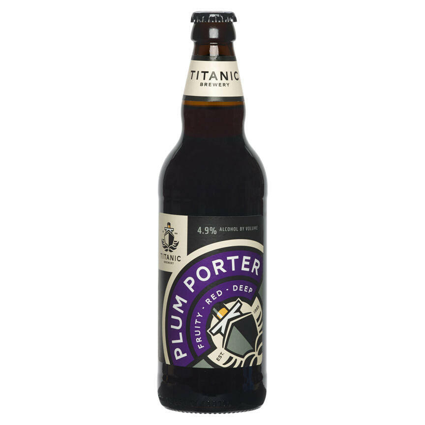 Titanic Brewery Dark Strong Plum Porter Beer & Cider ASDA