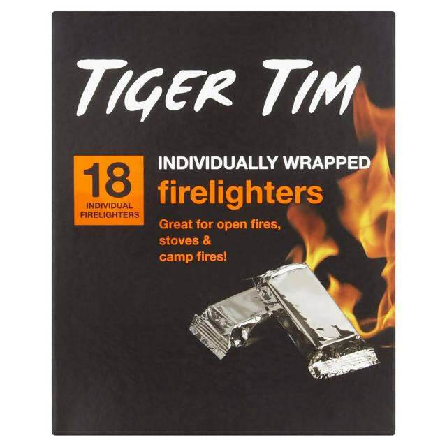 Tiger Tim Firelighters x18 essentials Sainsburys