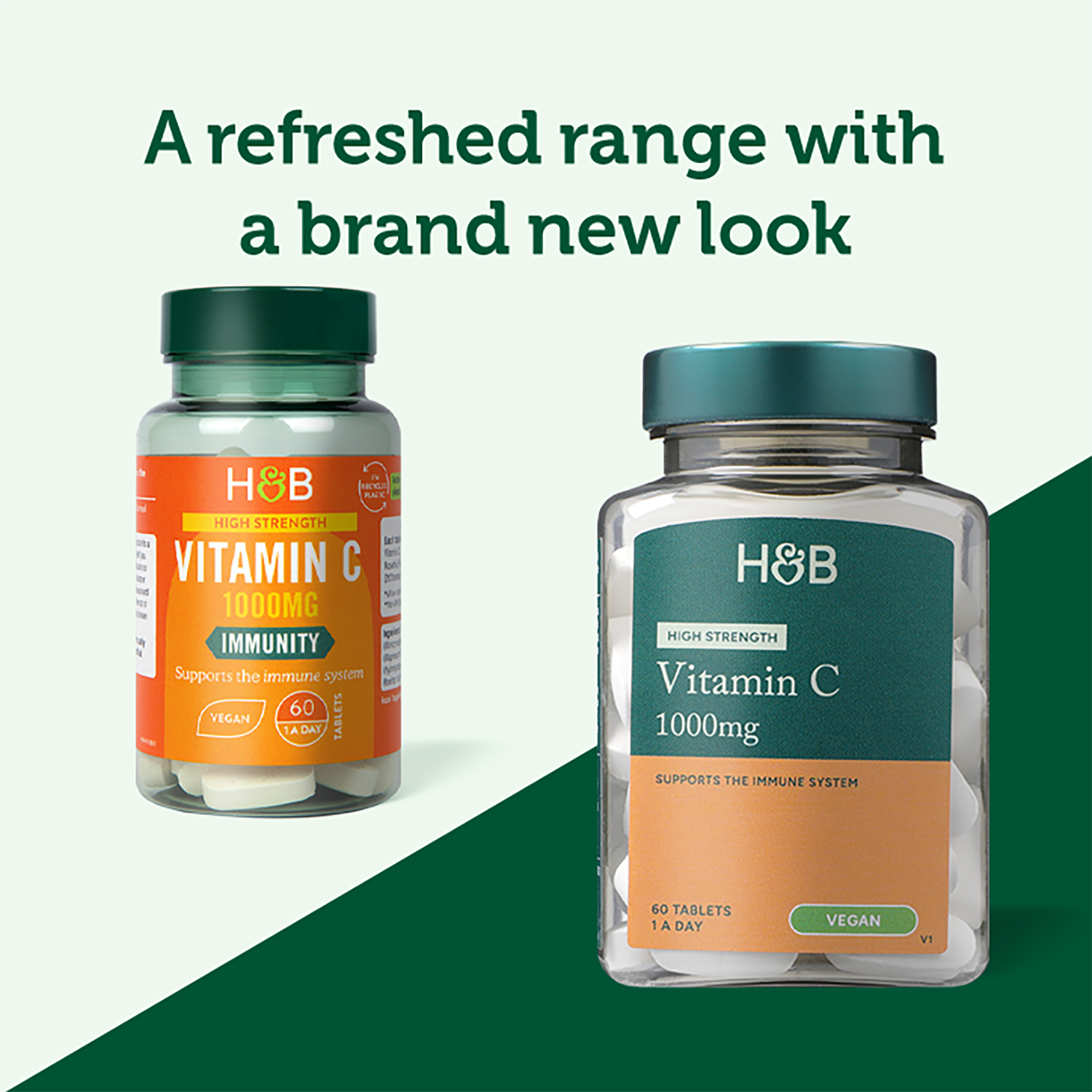 Holland & Barrett Vitamin C 1000mg 60 Tablets - 998390