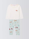 John Lewis Baby Woodland Creatures Pyjamas, Multi - McGrocer