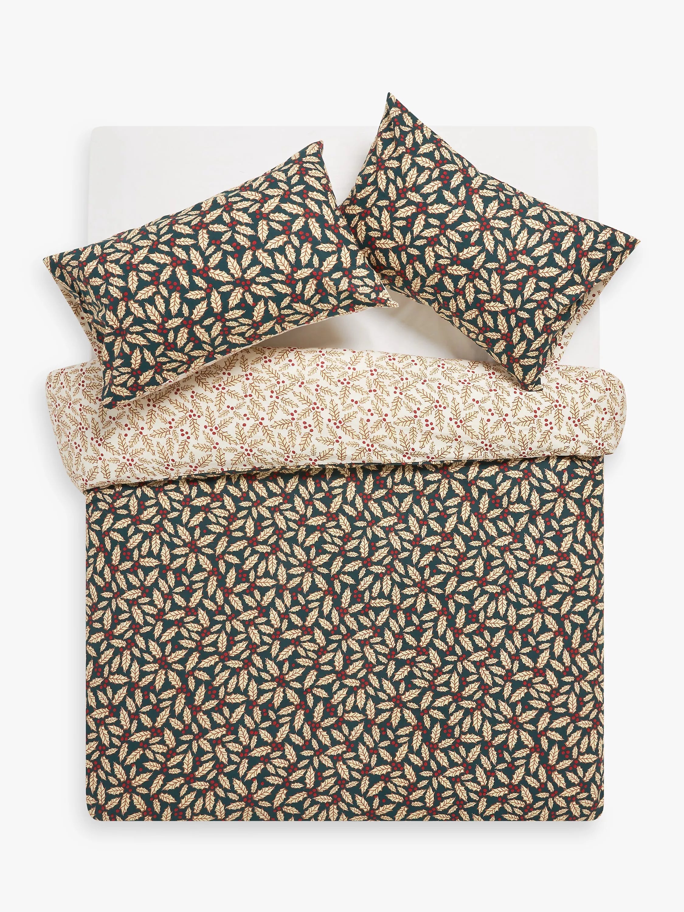 John Lewis Holly Reversible Duvet Cover Set - McGrocer