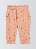 John Lewis Baby Cordhose mit Blattmuster, Beere