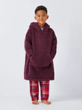 Sweat à capuche oversize pour enfants John Lewis, rouge