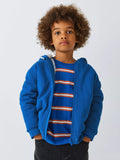 Sweat à capuche zippé doublé Borg pour enfants de John Lewis, orange