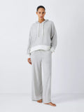 Ensemble lounge oversize à capuche John Lewis Snit, gris/ivoire