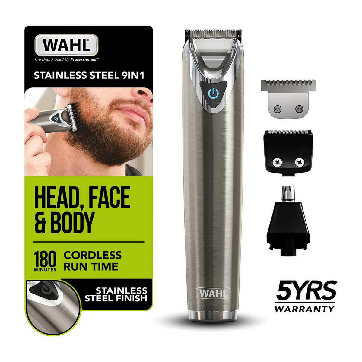 Wahl Trimmer Kit Lithium Titanium Steel Men's Toiletries Boots   