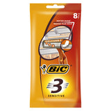 Rasoirs BiC 3 Sensitive, lot de 8