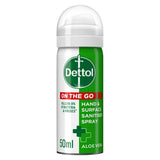 Spray désinfectant pour les mains et les surfaces Dettol 50 ml 