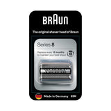 Braun Electric Shaver Head Replacement - Part 83M, Silver