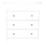 CuddleCo Clara 3 Drawer Dresser & Changer White