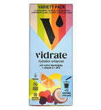 ViDrate Natural Hydration Variety Pack Mixed Flavours 12 x 3g Sugar-Free Sachets
