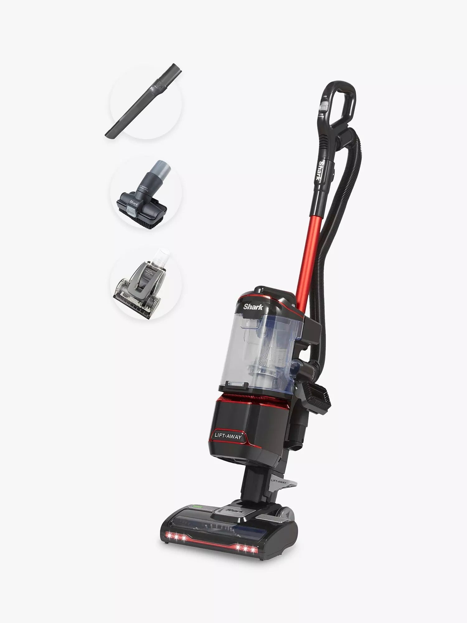 Shark Lift-Away NV602UKT Upright Vacuum Cleaner with TruePet, Red - McGrocer