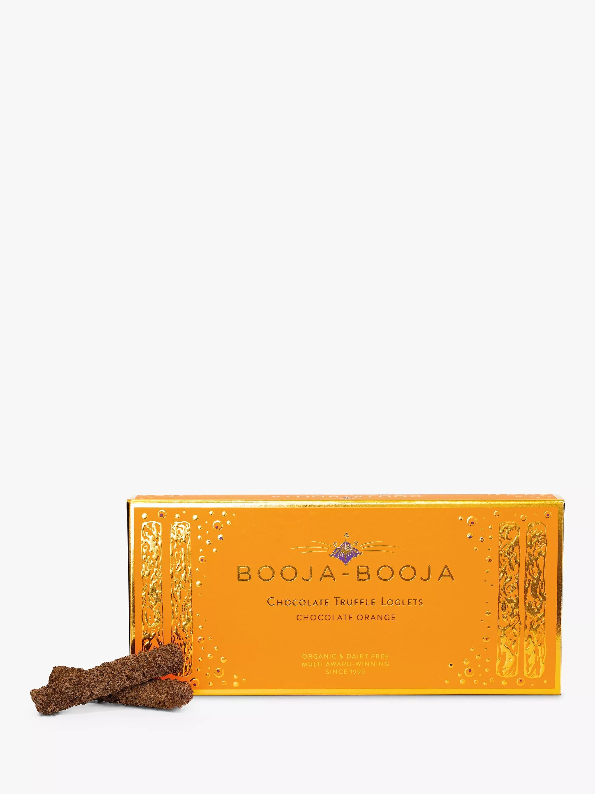 Booja-Booja Chocolate Orange Truffle Log, 115g - McGrocer