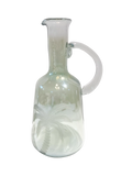 Culinary Concepts Palm Etched Glass Pitcher, 1L, Green - McGrocer