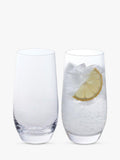 Dartington Crystal Wine Bar Highball Glass Set Of 2 450Ml Clear