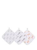 Aden + Anais Safari Washcloths, Pack of 3 - McGrocer
